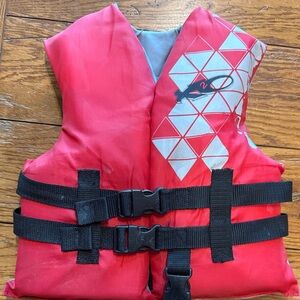 Kids Red Life Vest